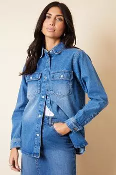 Джинсовая куртка Shell Threadbare, синий