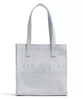 Джинсовая куртка-шопер из хлопка Ted Baker, синий