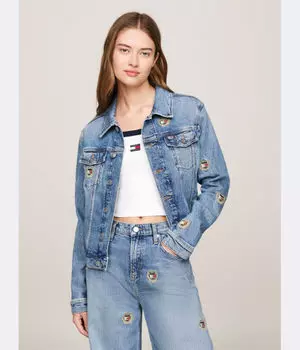 Джинсовая куртка Slim fit Tommy Jeans, синий