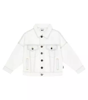 Джинсовая куртка со смайликом Palm Angels, синий