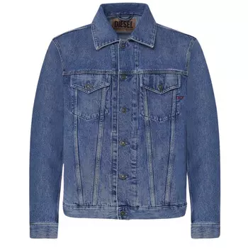 Джинсовая куртка среднего размера Diesel, синий