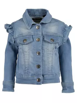 Джинсовая куртка стандартного кроя Blue Seven, синий