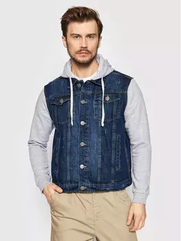 Джинсовая куртка стандартного кроя Brave Soul, синий