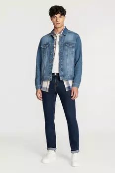 Джинсовая куртка стандартного кроя Colin'S, синий
