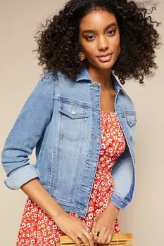 Джинсовая куртка стандартного кроя Friends Like These, синий