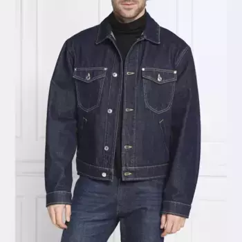 Джинсовая куртка стандартного кроя Kenzo, синий