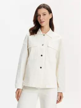 Джинсовая куртка стандартного кроя Max&Co., экрю