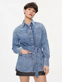 Джинсовая куртка стандартного кроя Pepe Jeans, синий