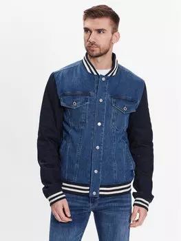 Джинсовая куртка стандартного кроя Pepe Jeans, синий