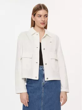 Джинсовая куртка стандартного кроя Tommy Jeans, белый