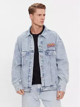 Джинсовая куртка стандартного кроя Tommy Jeans, синий
