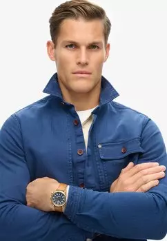 Джинсовая куртка Superdry, синий