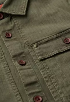 Джинсовая куртка Superdry, зеленый