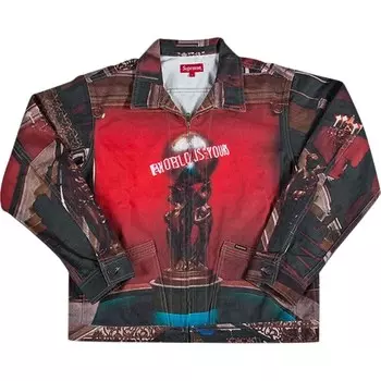 Джинсовая куртка Supreme Scarface The World Is Yours, мультиколор