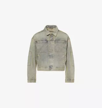 Джинсовая куртка свободного кроя Gem с двумя накладными карманами Entire Studios, цвет surface wave