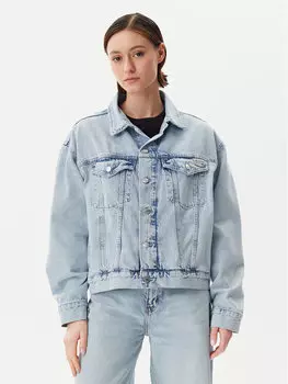 Джинсовая куртка свободного кроя J20J225186 Calvin Klein Jeans, синий