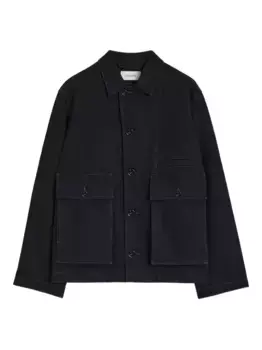 Джинсовая куртка свободного кроя LEMAIRE, черный