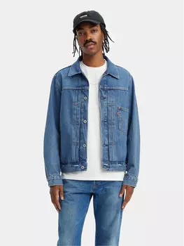 Джинсовая куртка свободного кроя Levi's, синий