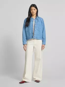Джинсовая куртка свободного кроя с нагрудными карманами, модель «JAELLA» ICHI