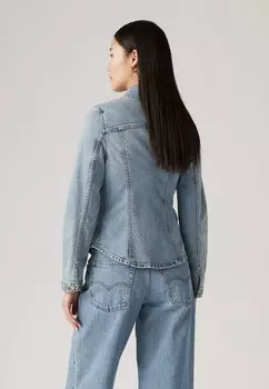 Джинсовая куртка TAILORED SLIM TRUCKER Levi's, светло-голубой деним