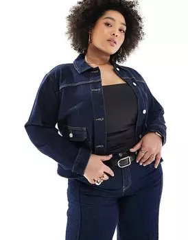 Джинсовая куртка темно-синего цвета ONLY