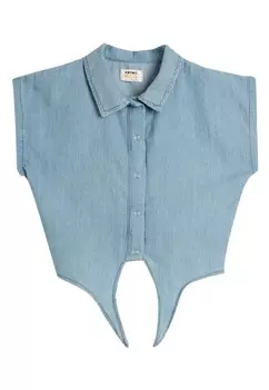 Джинсовая куртка TIE-FRONT DETAIL Koton, цвет Blue Denim
