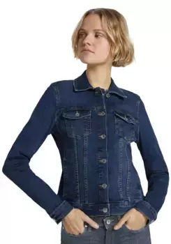 Джинсовая куртка TOM TAILOR с нагрудными карманами Tom Tailor Denim, цвет Used-Mid-Stone