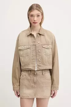 Джинсовая куртка Tommy Jeans, бежевый