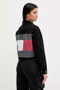 Джинсовая куртка Tommy Jeans, черный