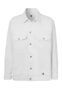 Джинсовая куртка Tommy Jeans Curve "CRV OVR TRUCKER JACKET BH6193", большие размеры, джинсовый