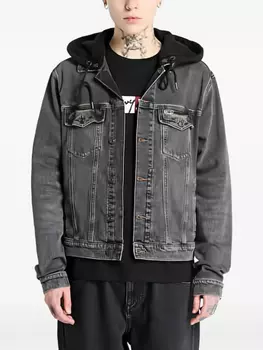 Джинсовая куртка Tommy Jeans Ryan Regular Trucker, черный