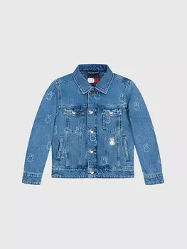 Джинсовая куртка tommyxmiffy Tommy Hilfiger, джинсовая ткань среднего размера