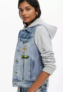 Джинсовая куртка TRUCKER Desigual, синий