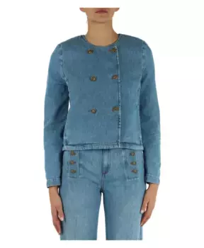 Джинсовая куртка Twinset, синий