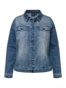Джинсовая куртка Ulla Popken, цвет blue denim