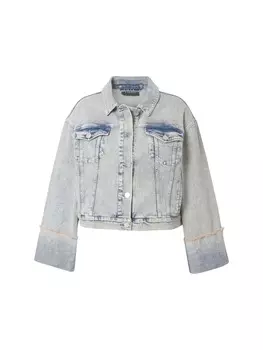 Джинсовая куртка Ulla Popken, цвет mattes jeansblau