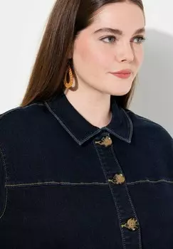 Джинсовая куртка Ulla Popken, синий деним