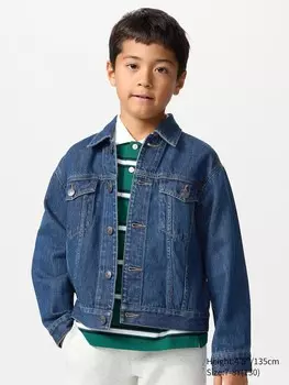 Джинсовая куртка Uniqlo, цвет 67 синий