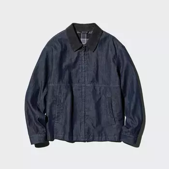 Джинсовая куртка Uniqlo мужская, 68 синий