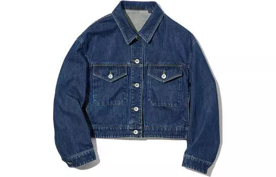 Джинсовая куртка Uniqlo, синий