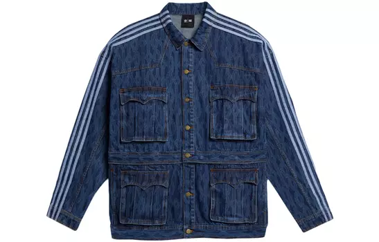 Джинсовая куртка унисекс Adidas Originals, цвет Blue