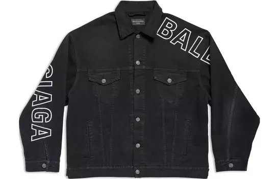 Джинсовая куртка унисекс Balenciaga, черный