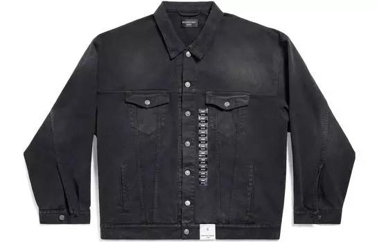 Джинсовая куртка унисекс Balenciaga, черный