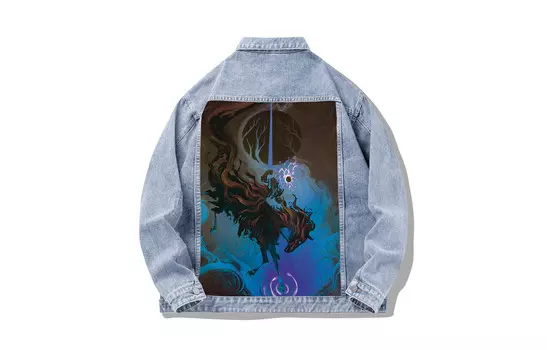 Джинсовая куртка унисекс Beentrill, белый