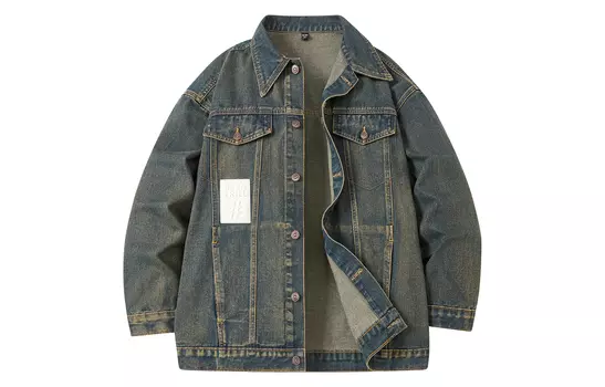 Джинсовая куртка унисекс Beentrill, Мытый синий
