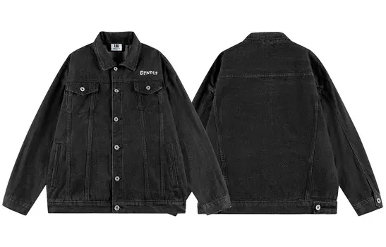 Джинсовая куртка унисекс Bendl’S, Черный/Серый