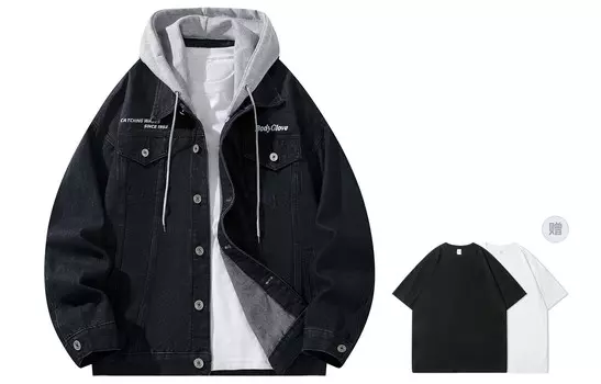 Джинсовая куртка унисекс Body Glove, цвет Light Blue (Comes with T-shirt)