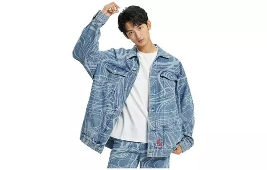 Джинсовая куртка унисекс Calvin Klein, цвет 1A4 - Blue
