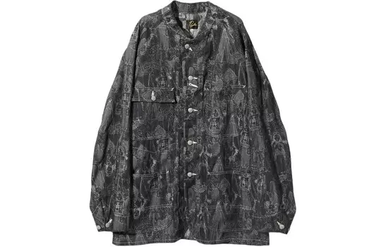 Джинсовая куртка унисекс черный Needles