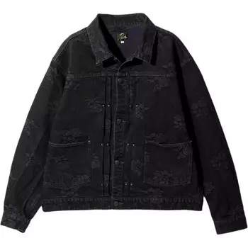 Джинсовая куртка унисекс черный Needles